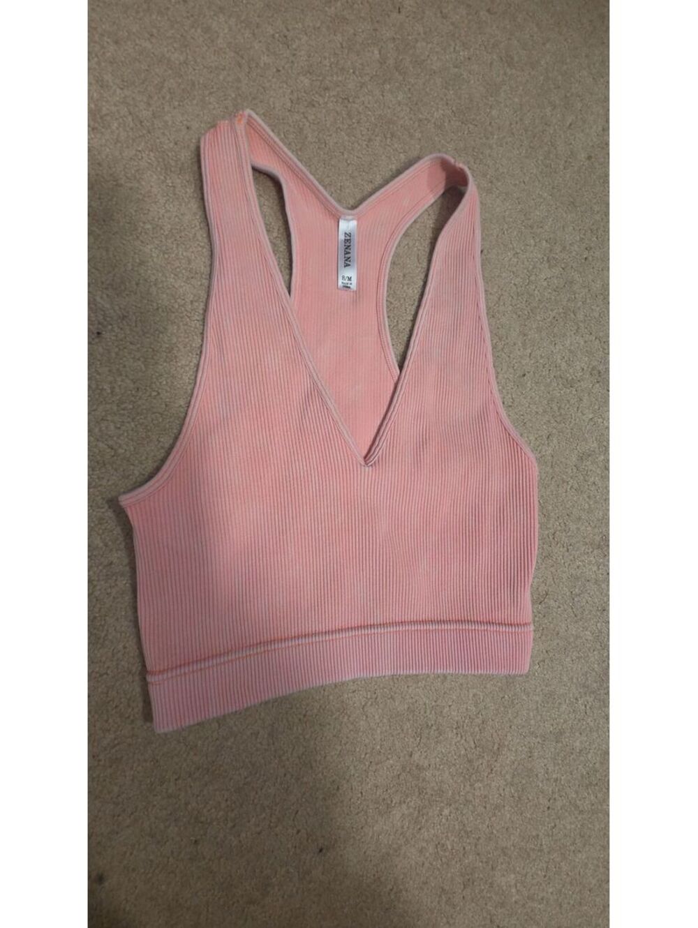 Zenana Bramie Peach Mineral Wash